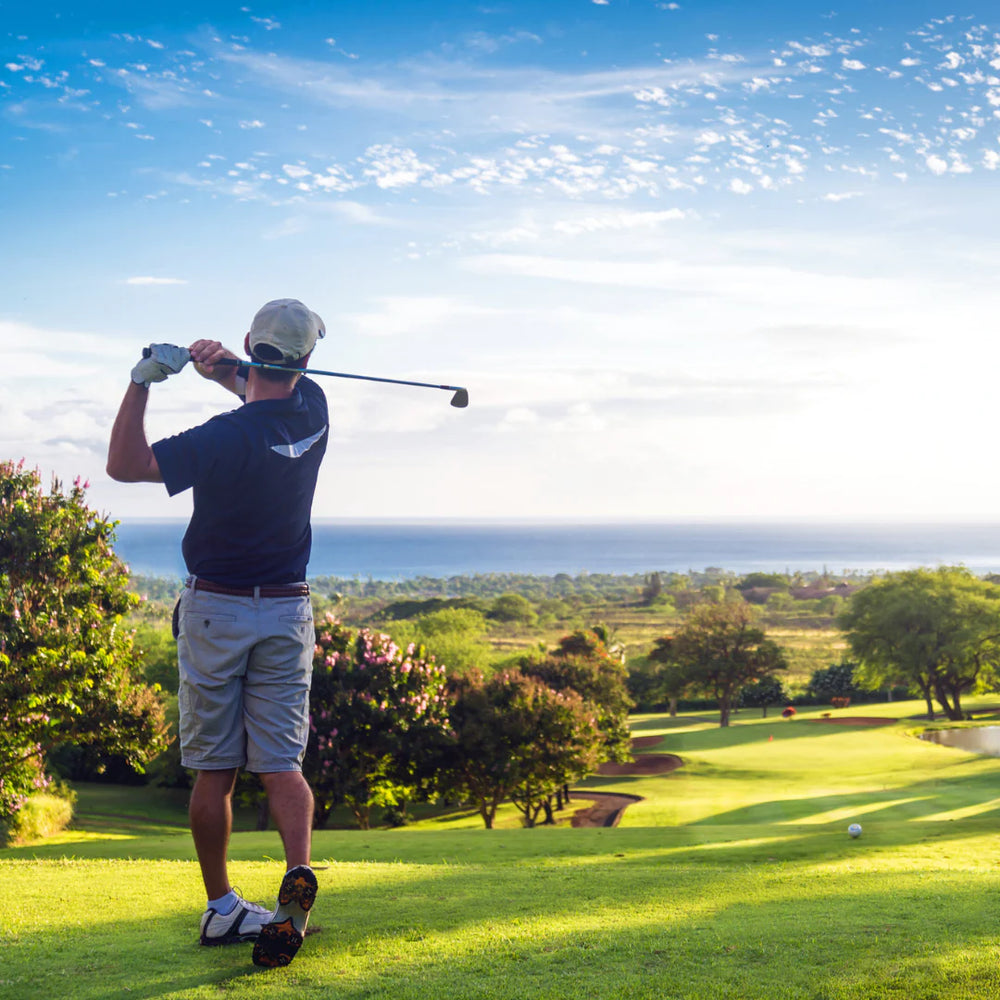 Man Playing Golf
