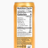 Nutrition facts label on the back of a yellow Good Idea can